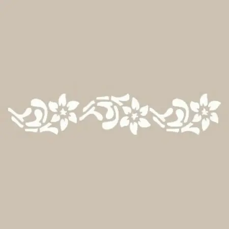 U29 13x57 Border Stencil