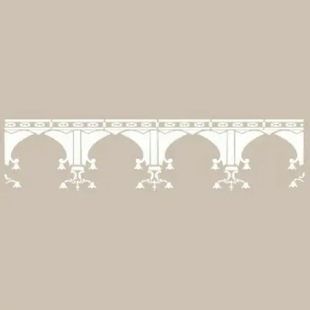 U31 13x57 Border Stencil