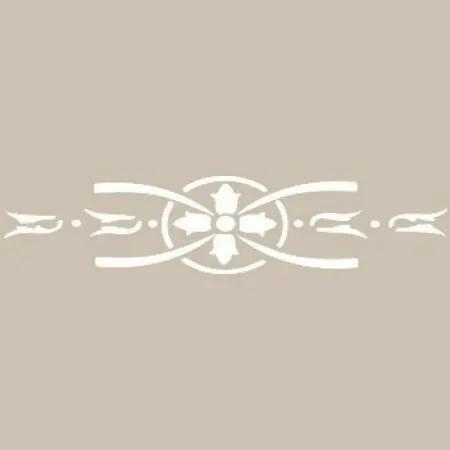 U33 13x57 Border Stencil
