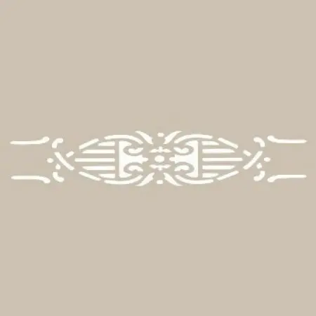 U34 13x57 Border Stencil
