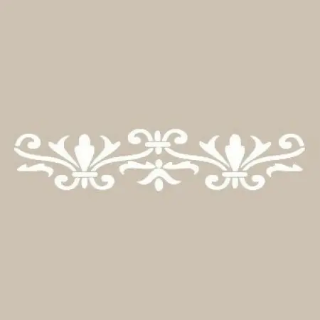 U35 13x57 Border Stencil