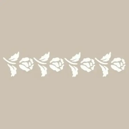 U37 13x57 Border Stencil