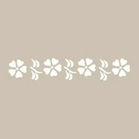 U38 13x57 Border Stencil