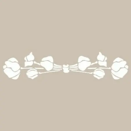 U44 13x57 Border Stencil