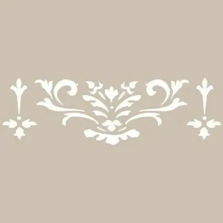 U45 13x57 Border Stencil