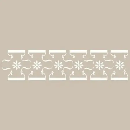 U51 13x57 Border Stencil