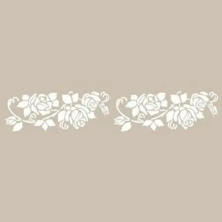 U58 13x57 Border Stencil