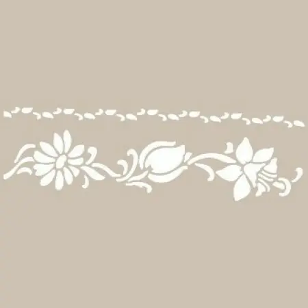 U59 13x57 Border Stencil