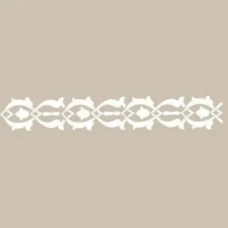 U60 13x57 Border Stencil