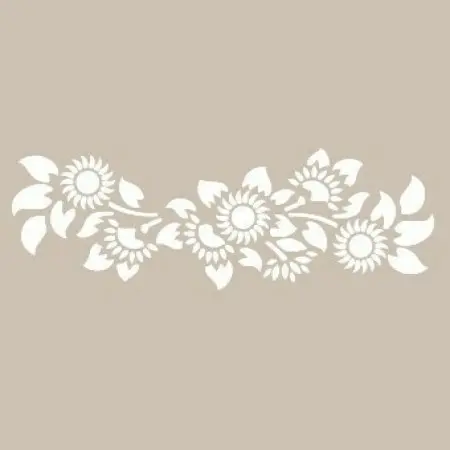 U63 13x57 Border Stencil