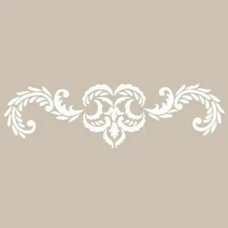 U65 13x57 Border Stencil