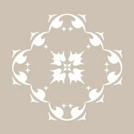 KA01 22x22 Tile Pattern Stencil