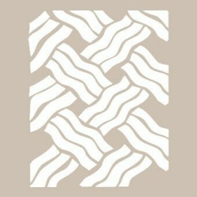 Kıvrımlı çizgi Model BN02 25x35 BN Serisi Stencil