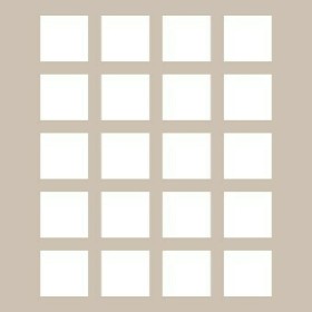 Kare Model BN26 25x35 BN Serisi Stencil