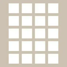 Kare Model BN26 25x35 BN Serisi Stencil
