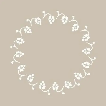 Flower Model BN38 25x35 BN Series Stencil