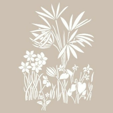 Flower Model BN40 25x35 BN Series Stencil