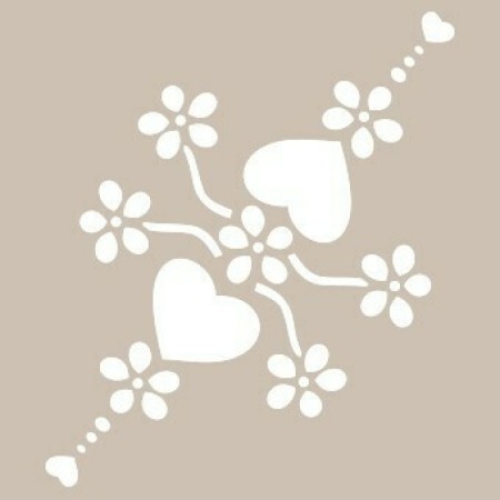 Heart Model BN44 25x35 BN Series Stencil