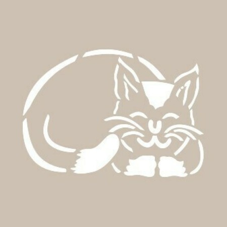 Kedi Model BN47 25x35 BN Serisi Stencil
