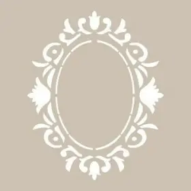 Oval Çerçeve Model BN50 25x35 BN Serisi Stencil