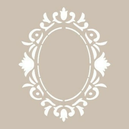Oval Çerçeve Model BN50 25x35 BN Serisi Stencil