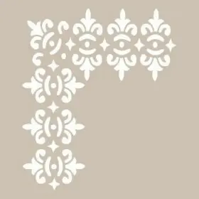 Köşe Bordür Model BN51 25x35 BN Serisi Stencil