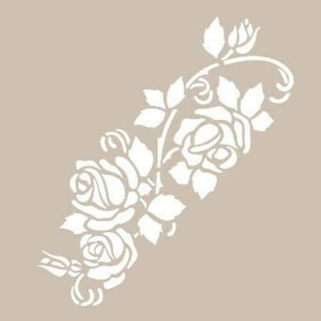 Flower Model BN74 25x35 BN Series Stencil