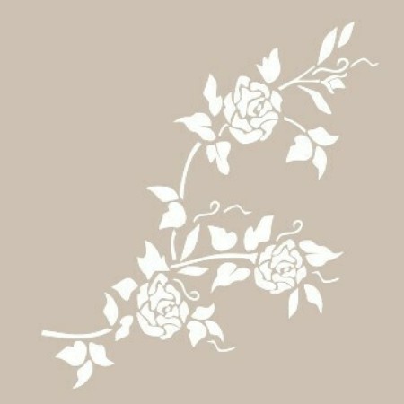 Flower Model BN78 25x35 BN Series Stencil