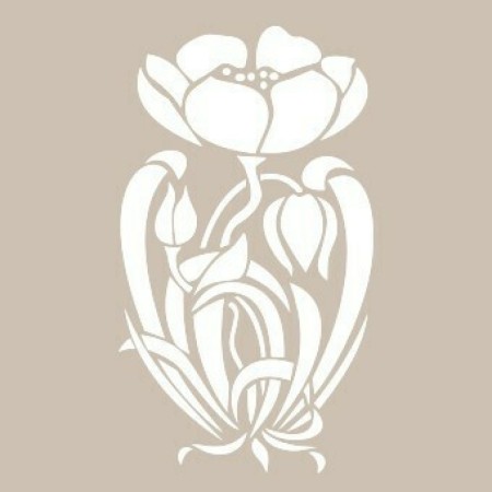 Flower Model BN81 25x35 BN Series Stencil