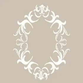 Oval Çerçeve Model BN103 25x35 BN Serisi Stencil