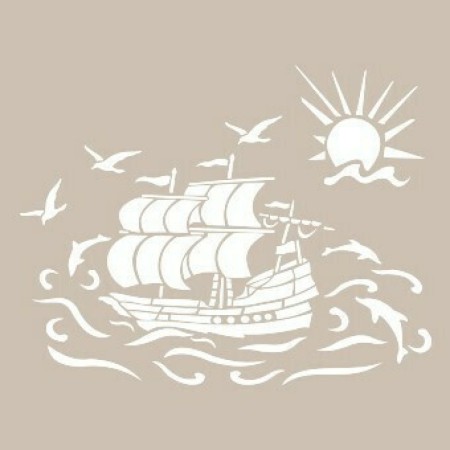 Ship Model BN111 25x35 BN Series Stencil