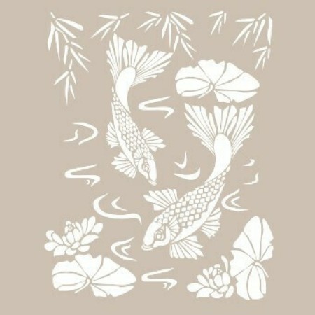 Fish Model BN119 25x35 BN Series Stencil