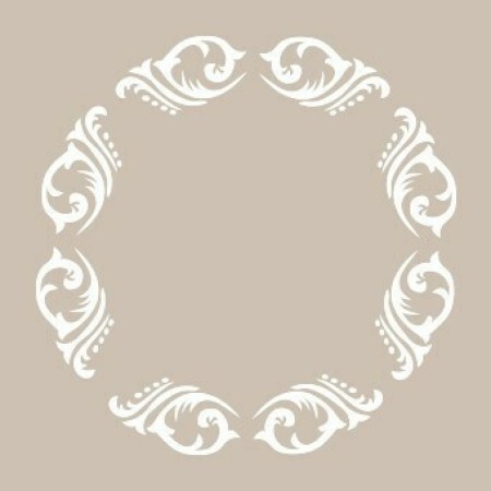Circle frame Model BN123 25x35 BN Series Stencil
