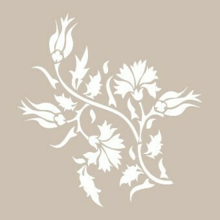 Flower Model BN126 25x35 BN Series Stencil