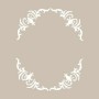 Oval Çerçeve Model BN127 25x35 BN Serisi Stencil