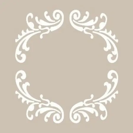 KA04 22x22 Tile Pattern Stencil