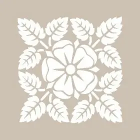 KA06 22x22 Fayans Desen Stencil