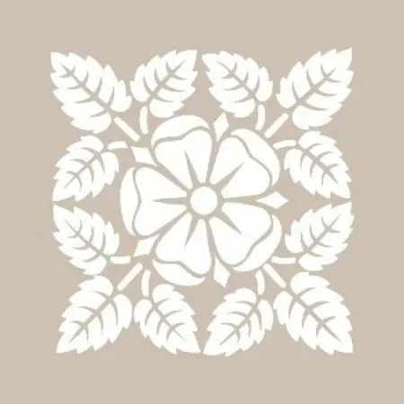 KA06 22x22 Tile Pattern Stencil