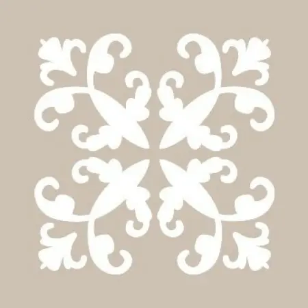 KA07 22x22 Tile Pattern Stencil