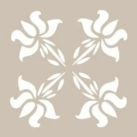 KA09 22x22 Tile Pattern Stencil