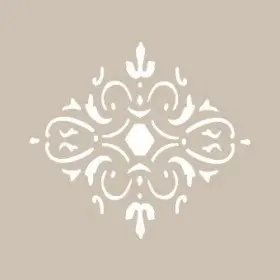 KA13 22x22 Fayans Desen Stencil