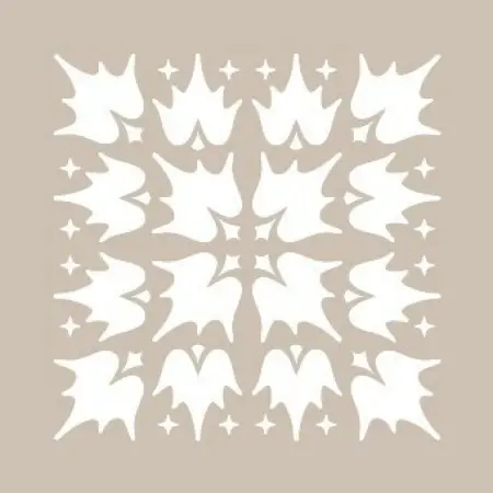 KA29 22x22 Tile Pattern Stencil