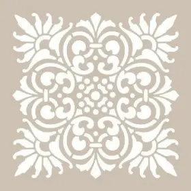 KA32 22x22 Fayans Desen Stencil