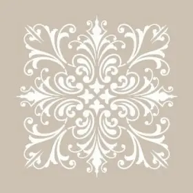 KA33 22x22 Fayans Desen Stencil