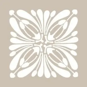 KA45 22x22 Fayans Desen Stencil