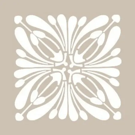 KA45 22x22 Tile Pattern Stencil