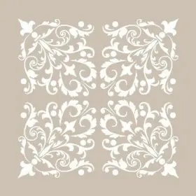 KA46 22x22 Fayans Desen Stencil