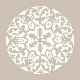 Özel05 25x35 Mandala Desen Stencil