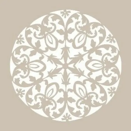 Özel05 25x35 Mandala Desen Stencil