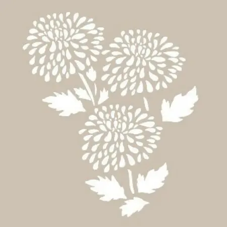 Special13 25x35 Flower Pattern Stencil